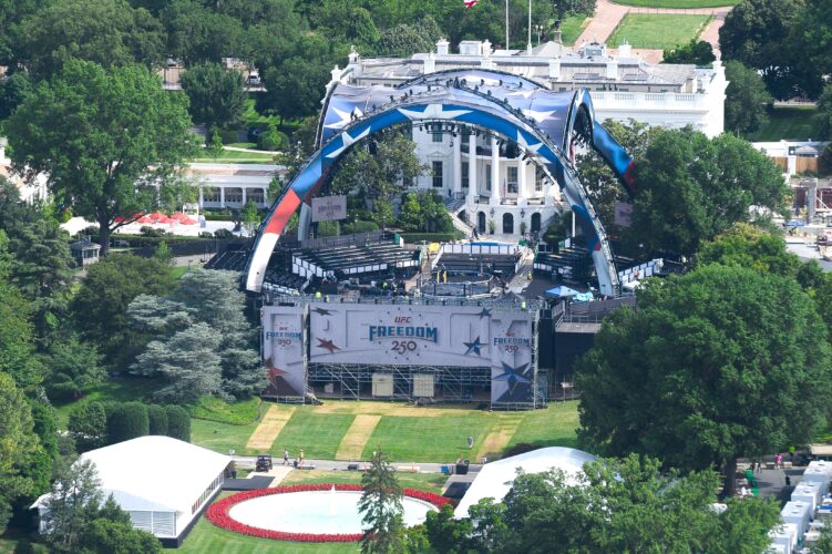 UFC White House event may face rain delays